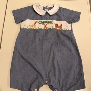 Boys shorts romper